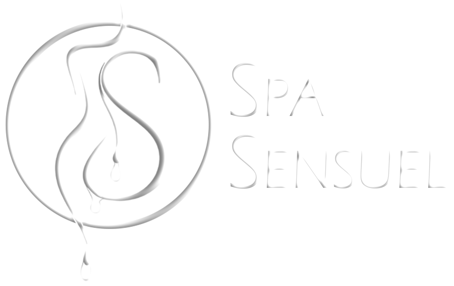 Spa Sensuel Logo breit weiss