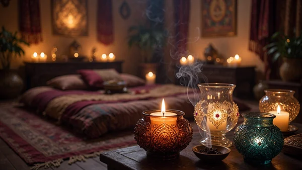 Die perfekte Atmosphäre für ein intensives Massage-Erlebnis – Ambiente im Spa Sensuel bei Zürich