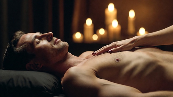 Tiefe Entspannung nach der Lingam-Massage im Massagestudio Dielsdorf – Erholung für Körper und Geist nahe Zürich