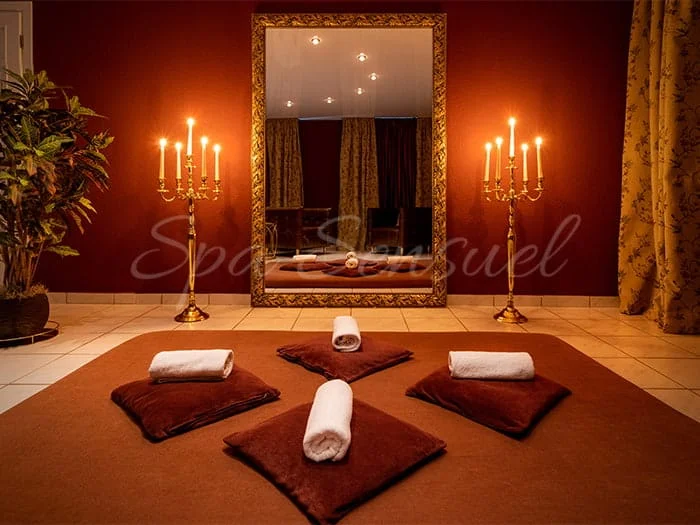 Ruhiger Massagebereich im Spa Sensuel, Zürcher Unterland